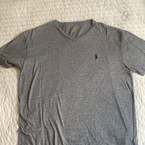 Grey v neck shirt